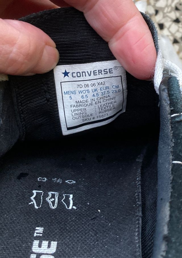 Converse One Star Scarpe Donna Nere