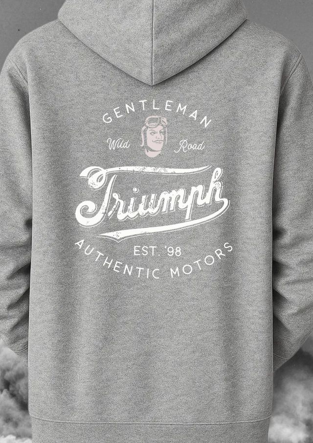 Sudadera Triumph Vintage 
