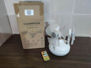 Ventilatore da soffitto con luce e telecomando