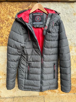 Abrigo Geographical Norway gris talla M