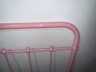 Cabecero Cama 90 Rosa Vintage Metálico