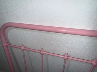 Cabecero Cama 90 Rosa Vintage Metálico