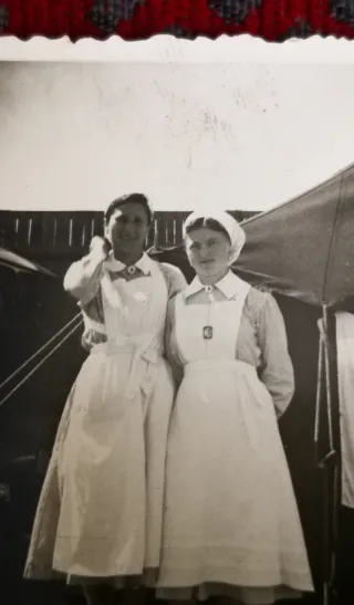 Foto original DRK enfermeras III Reich
