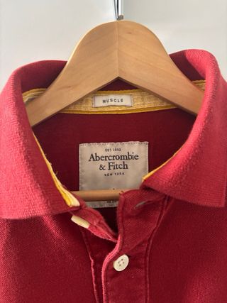 Polo Abercrombie & Fitch Rojo Talla L