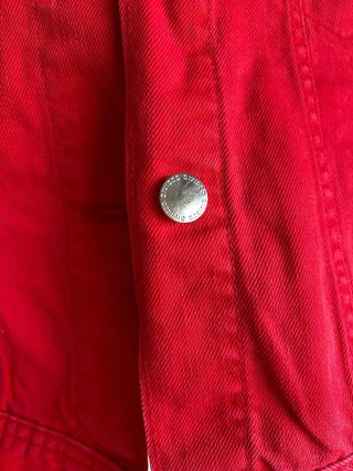 Cazadora vaquera roja Talla XS