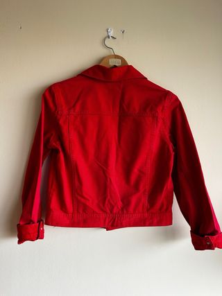 Cazadora vaquera roja Talla XS