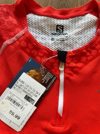 Camiseta Trail Salomon Mujer Talla M Roja