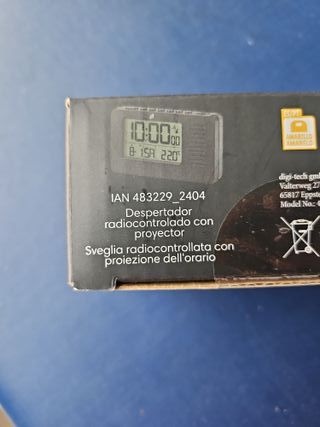 Despertador AURIOL Radiocontrolado Proyector