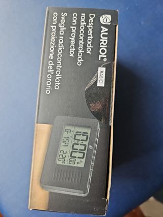 Despertador AURIOL Radiocontrolado Proyector