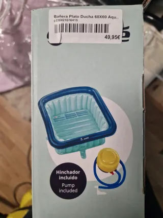 Bañera Hinchable Plástico Jane 0m+