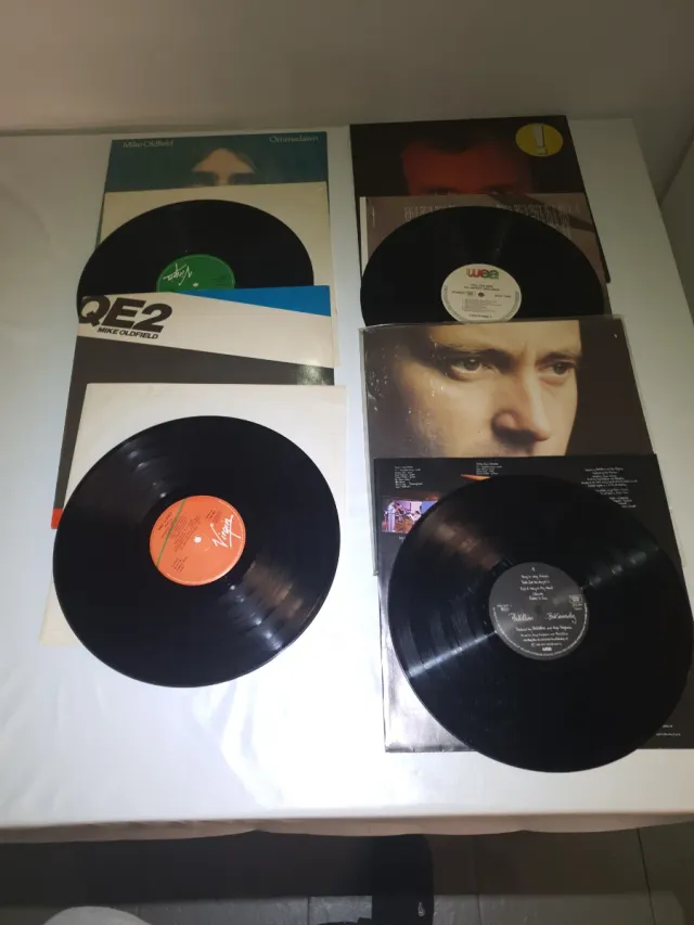 Lote 4 Vinilos Mike Oldfield QE2 Ommadawn