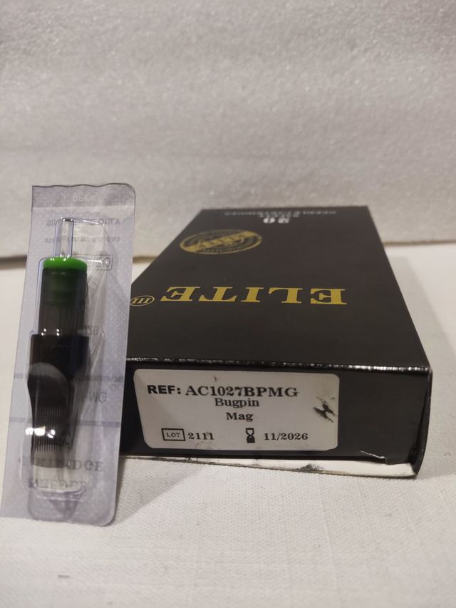 Lote Consumibles Tatuaje: Cartuchos, Grips, Agujas