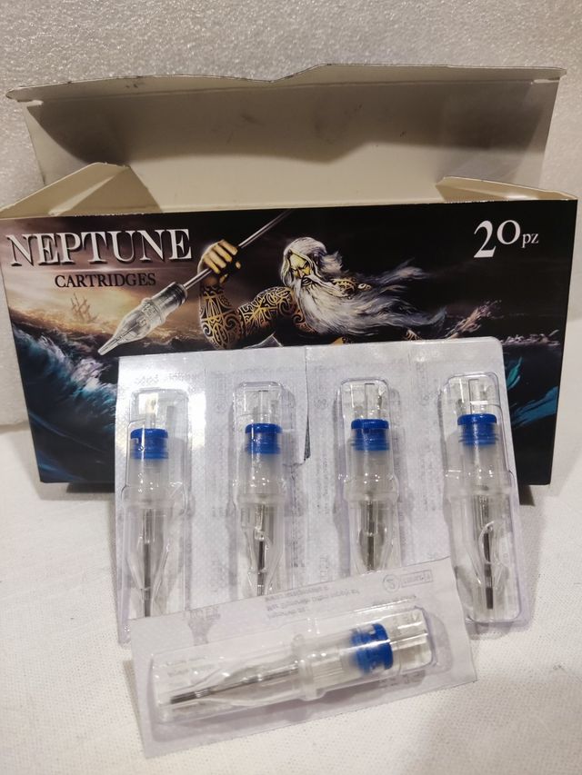 Lote Consumibles Tatuaje: Cartuchos, Grips, Agujas