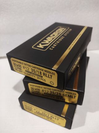 Lote Consumibles Tatuaje: Cartuchos, Grips, Agujas