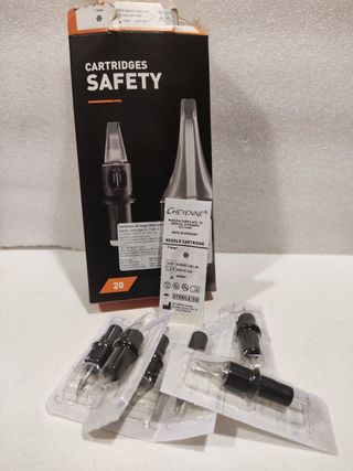 Lote Consumibles Tatuaje: Cartuchos, Grips, Agujas