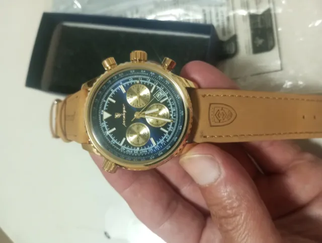 Reloj POEDAGAR Cronógrafo Marrón