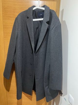 Abrigo largo gris Kiabi 4XL