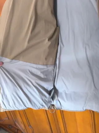 Plumífero beige hombre