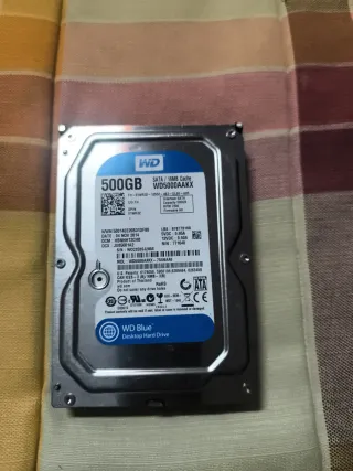 Disco Duro WD 500GB SATA 3.5 WD5000AAKX