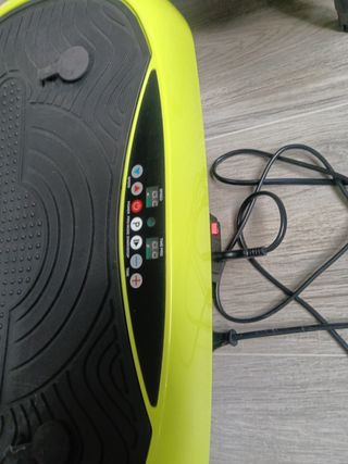 Plataforma vibratoria con asiento