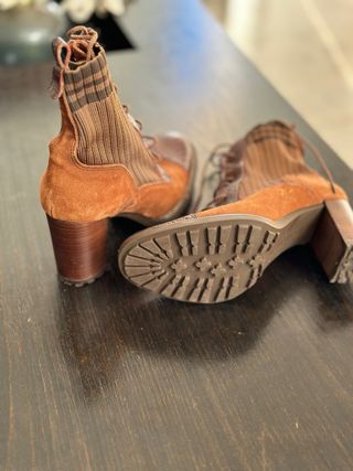 Botines Hispanitas Talla 37 Marrones