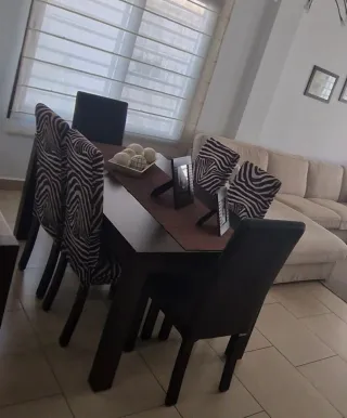 Mesa comedor y 6 sillas El Corte Inglés