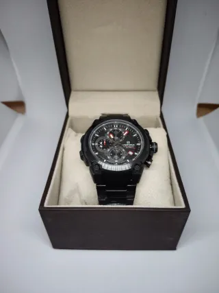 Reloj Naviforce Negro y Plateado