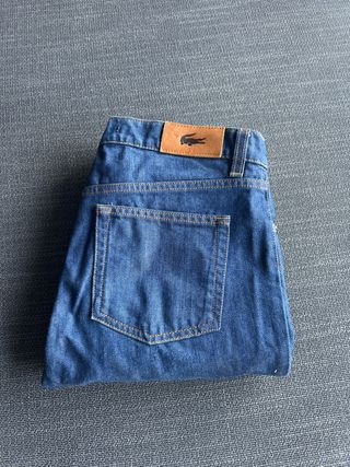 Tejanos mujer Lacoste azules