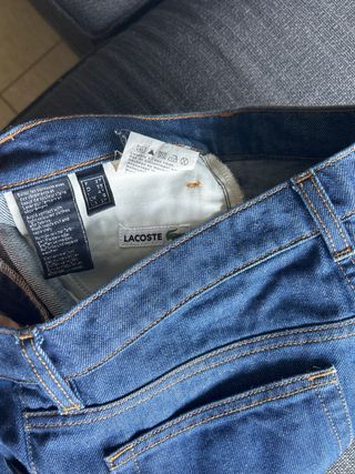 Tejanos mujer Lacoste azules