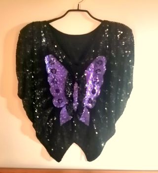 Blusa Vintage Lentejuelas