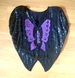 Blusa Vintage Lentejuelas