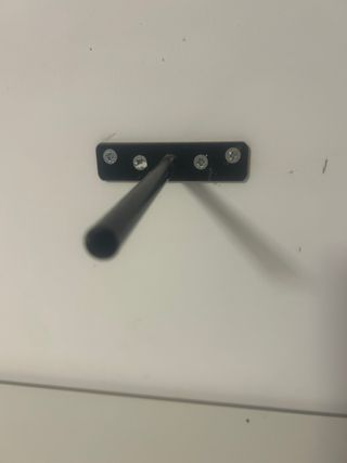 Viga de madera rústica.
