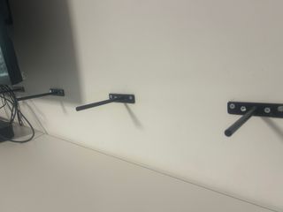 Viga de madera rústica.
