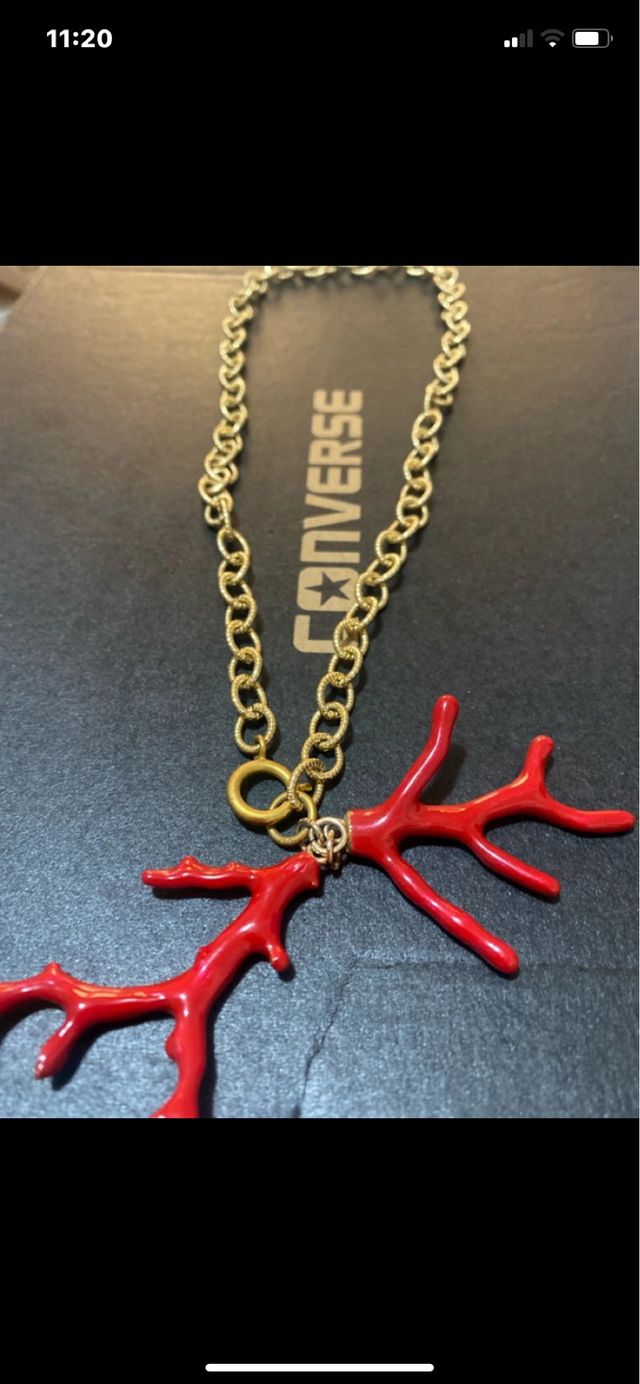Collana Corallo Rosso e Oro