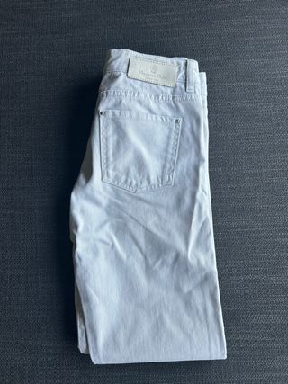 Pantalón Massimo Dutti blanco. talla 38