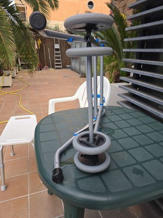 Andador aluminio plegable regulable