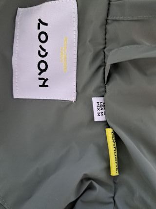 Abrigo acolchado verde mujer talla L
