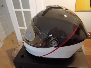 Casco AGV Tourmodular XL Antracita y blanco
