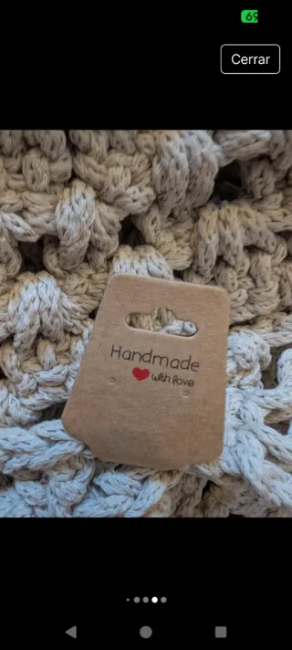 Alfombra de ganchillo de algodón hecha a mano