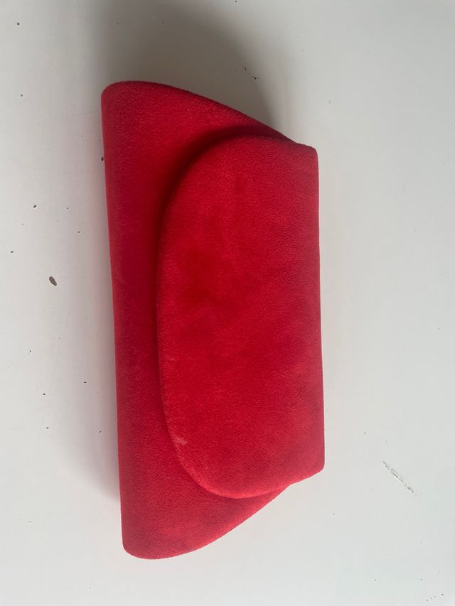 Bolso de mano coral antelina