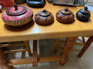 Joyeros de madera tallada