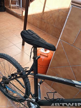 Bicicleta BTwin Montaña Negra/Azul