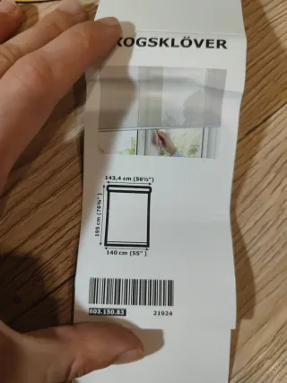 Estor enrollable Ikea SKOGSKLÖVER