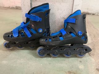 Patines en línea talla 36-39 azul