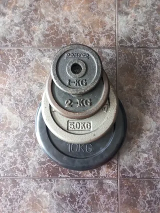 Discos de hierro para pesas - Varios pesos