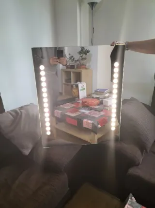 Espejo tocador con luz