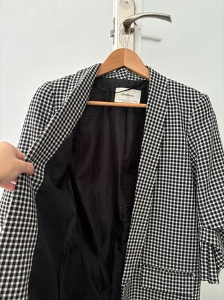Americana cuadros Stradivarius Talla M