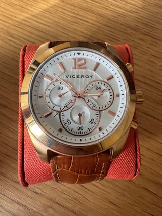 Reloj Viceroy Dorado y Marrón