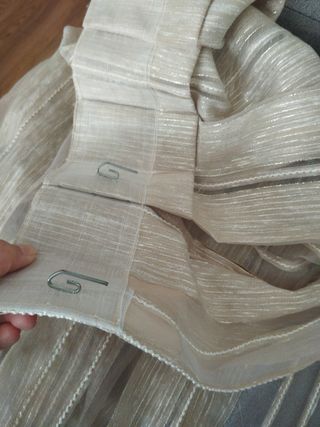 Cortinas salón beige