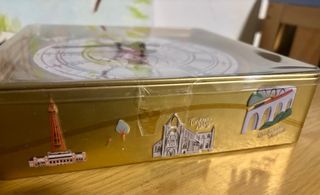 Caja Metálica M&S FOOD Reloj Decorativo